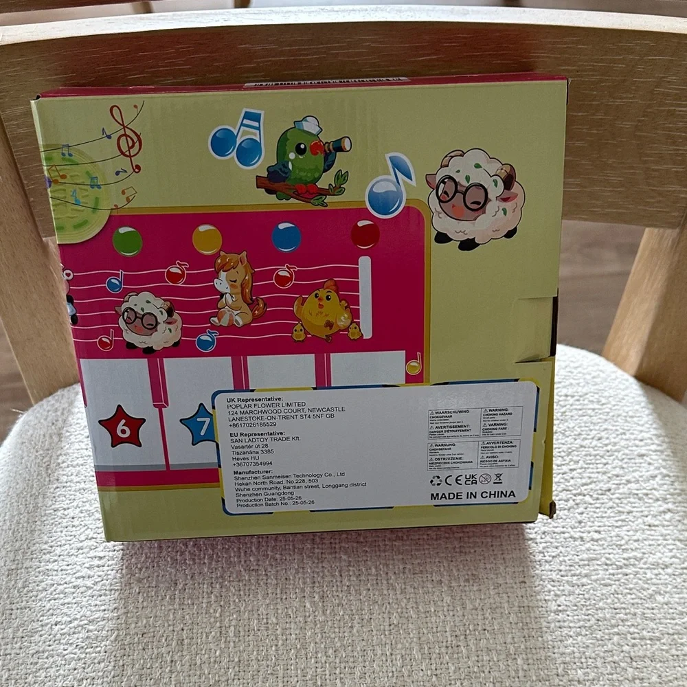 Kids Animal Sounds Floor Piano Toy
